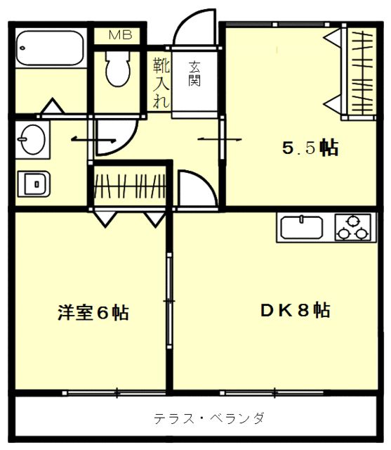 ��ʌ�����s�k����P���ڂ̃A�p�[�g�̊Ԏ�