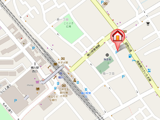 ��ʌ�����s��P���ڂ̃}���V�����̒n�}