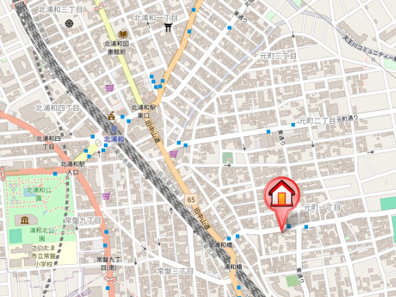 ��ʌ��������܎s�Y�a�挳���P���ڂ̃}���V�����̒n�}