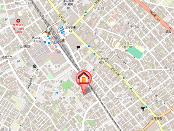 ��ʌ�����s�J�ÂP���ڂ̃}���V�����̒n�}