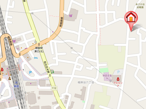 ��ʌ������s���ݑ�V���ڂ̃A�p�[�g�̒n�}