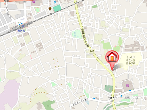 ��ʌ��������܎s����O���U���ڂ̃A�p�[�g�̒n�}