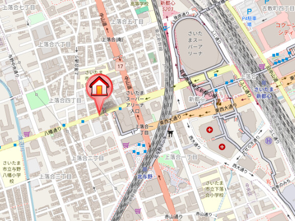 ��ʌ��������܎s������㗎���Q���ڂ̃}���V�����̒n�}