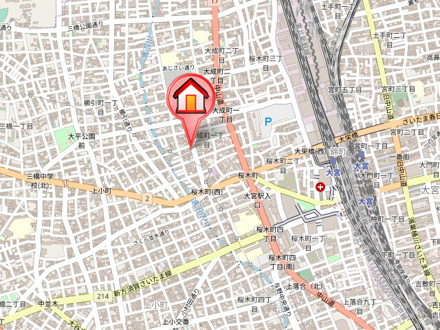 ��ʌ��������܎s��{��听���P���ڂ̃}���V�����̒n�}