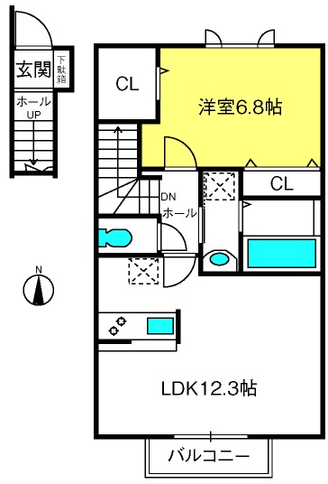 ��ʌ�����s�˒˂P���ڂ̃A�p�[�g�̊Ԏ�