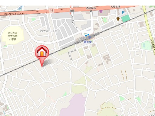 ��ʌ��������܎s����厚�w��̃A�p�[�g�̒n�}