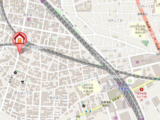 ��ʌ��������܎s��掭��܂S���ڂ̃}���V�����̒n�}