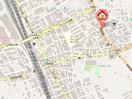 ��ʌ��������܎s�Y�a���؍�T���ڂ̃}���V�����̒n�}