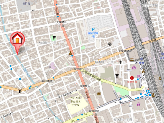 ��ʌ��������܎s��{��听���P���ڂ̃A�p�[�g�̒n�}