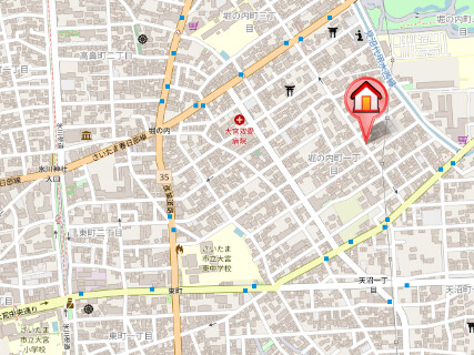 ��ʌ��������܎s��{��x�̓����P���ڂ̃A�p�[�g�̒n�}