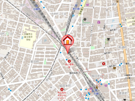 ��ʌ���z�s�e�c�{���̃}���V�����̒n�}