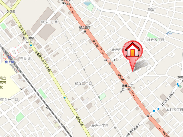 ��ʌ�����s�΋u�S���ڂ̃}���V�����̒n�}