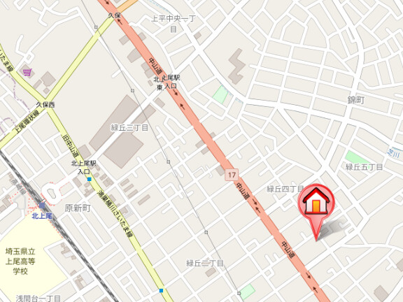 ��ʌ�����s�΋u�S���ڂ̃}���V�����̒n�}