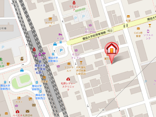 ��ʌ������s�h���Q���ڂ̃}���V�����̒n�}