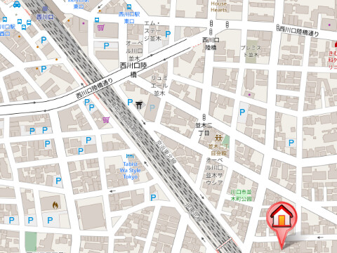 ��ʌ�����s���؂P���ڂ̃}���V�����̒n�}