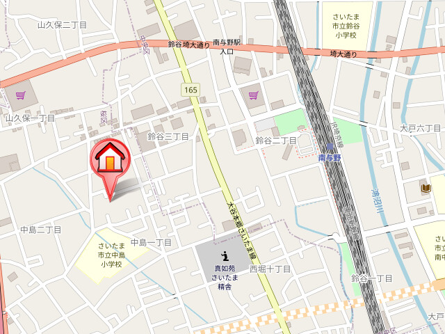 ��ʌ��������܎s���撆���P���ڂ̃}���V�����̒n�}