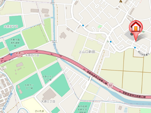 ��ʌ��������܎s������厚����̈�ˌ��Ă̒n�}