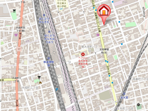 ��ʌ��������܎s�k�擌�听���P���ڂ̃}���V�����̒n�}