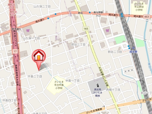 ��ʌ��������܎s���撆���Q���ڂ̃}���V�����̒n�}