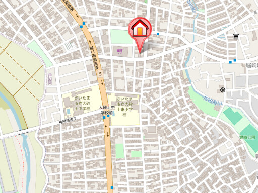 ��ʌ��������܎s�����擌��{�V���ڂ̃}���V�����̒n�}