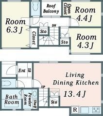 ��ʌ��������܎s�Y�a��k�Y�a�R���ڂ̃e���X�n�E�X�̊Ԏ�