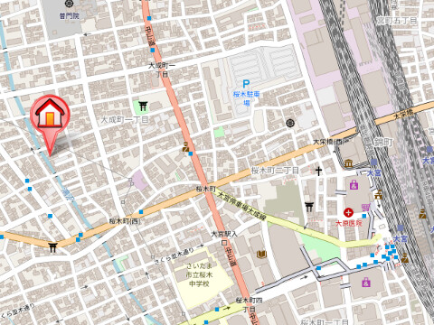 ��ʌ��������܎s��{��听���P���ڂ̃A�p�[�g�̒n�}