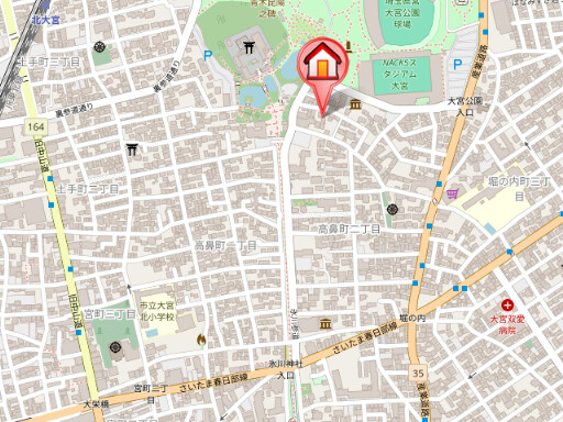 ��ʌ��������܎s��{�捂�@���Q���ڂ̃e���X�n�E�X�̒n�}