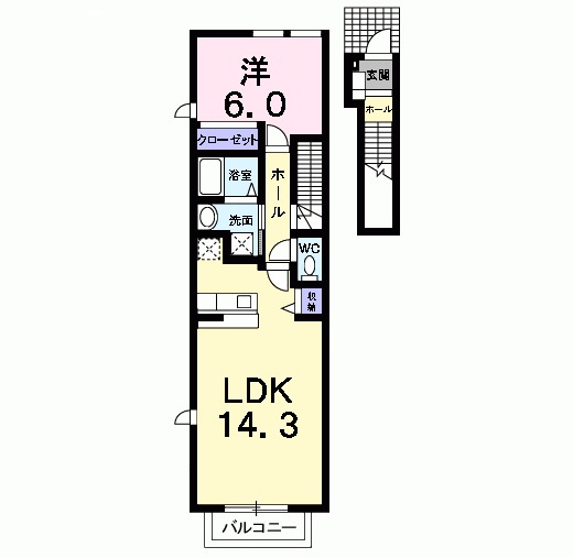 ��ʌ������s�����Q���ڂ̃A�p�[�g�̊Ԏ�