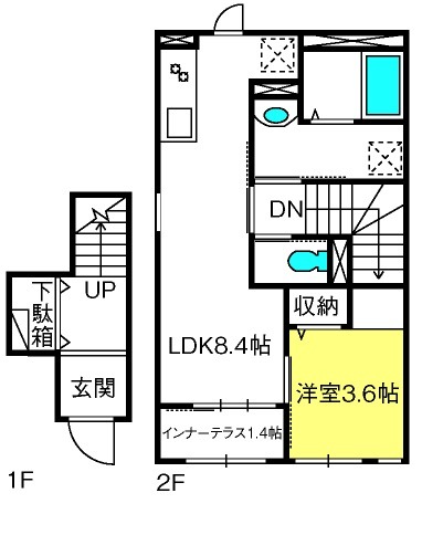 ��ʌ�����s�˒˓�Q���ڂ̃A�p�[�g�̊Ԏ�