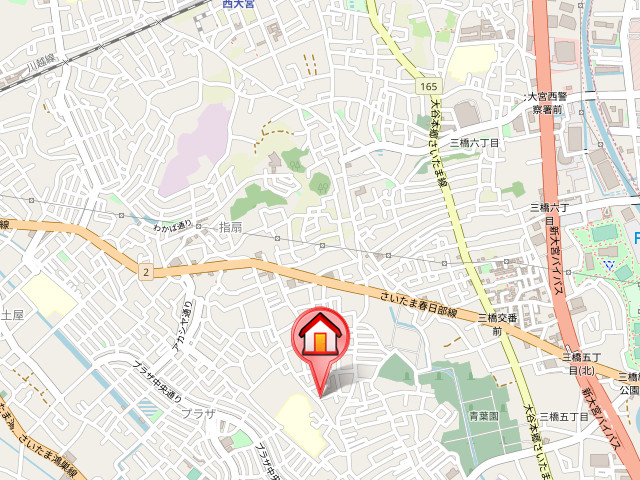 ��ʌ��������܎s����厚�w��̃A�p�[�g�̒n�}