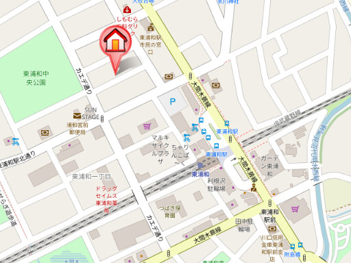 ��ʌ��������܎s�΋擌�Y�a�S���ڂ̃}���V�����̒n�}