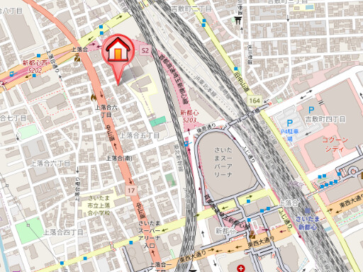 ��ʌ��������܎s������㗎���T���ڂ̃}���V�����̒n�}