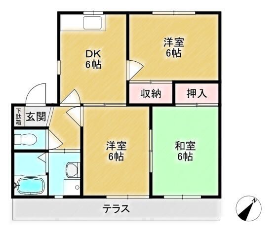 ��ʌ��������܎s�����擌��{�P���ڂ̃A�p�[�g�̊Ԏ�