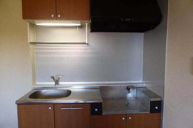 ��ʌ�����s�����Q���ڂ̃A�p�[�g�̃L�b�`��