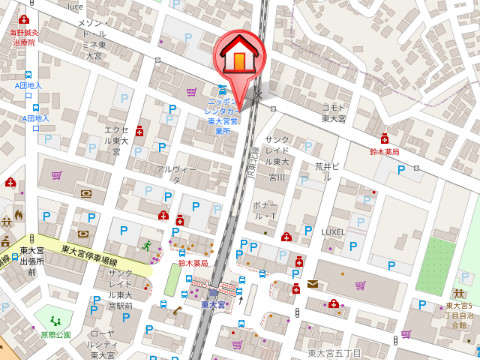 ��ʌ��������܎s�����擌��{�S���ڂ̃}���V�����̒n�}