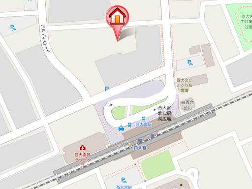 ��ʌ��������܎s���搼��{�P���ڂ̃}���V�����̒n�}