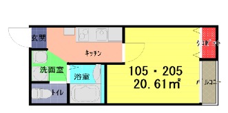 ��ʌ�����s�΋u�P���ڂ̃A�p�[�g�̊Ԏ�