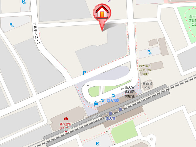 ��ʌ��������܎s���搼��{�P���ڂ̃}���V�����̒n�}