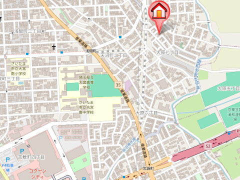 ��ʌ��������܎s��{��匴�V���ڂ̃A�p�[�g�̒n�}