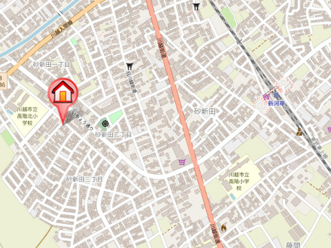 ��ʌ���z�s���V�c�R���ڂ̃A�p�[�g�̒n�}