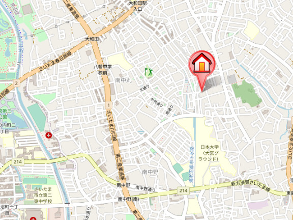 ��ʌ��������܎s������厚�쒆��̃A�p�[�g�̒n�}