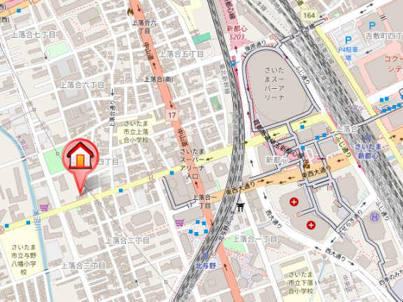 ��ʌ��������܎s������㗎���S���ڂ̃}���V�����̒n�}