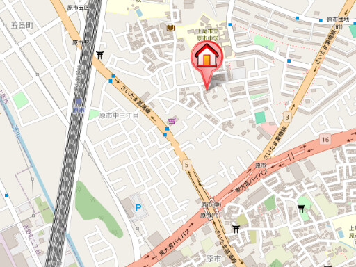 ��ʌ�����s�厚���s�̃A�p�[�g�̒n�}