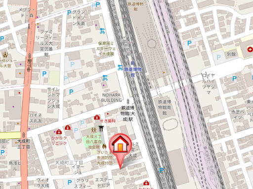 ��ʌ��������܎s��{��听���R���ڂ̃}���V�����̒n�}