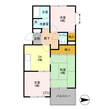 ��ʌ�����s�˒˂P���ڂ̃A�p�[�g�̊Ԏ�