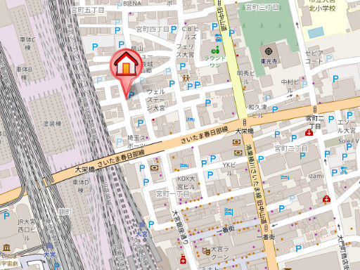 ��ʌ��������܎s��{��{���T���ڂ̃}���V�����̒n�}