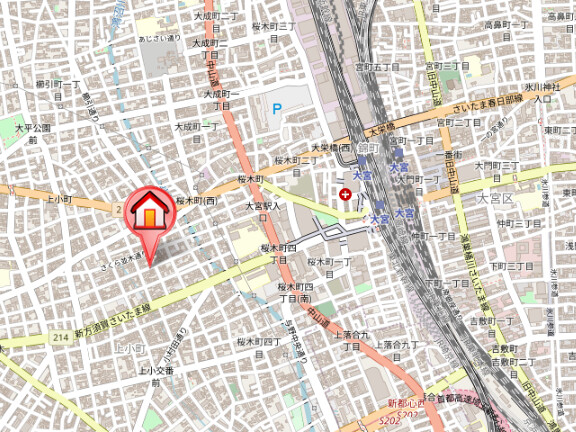 ��ʌ��������܎s��{��㏬���̃}���V�����̒n�}