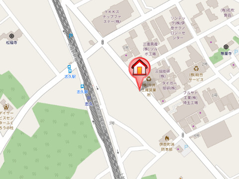 ��ʌ��k�����S�ɓޒ��厚�����̃A�p�[�g�̒n�}