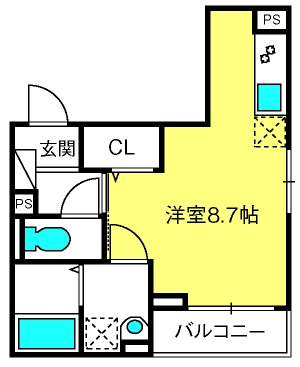 ��ʌ�����s�˒˂P���ڂ̃A�p�[�g�̊Ԏ�