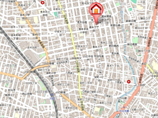 ��ʌ�����s�؂R���ڂ̃}���V�����̒n�}